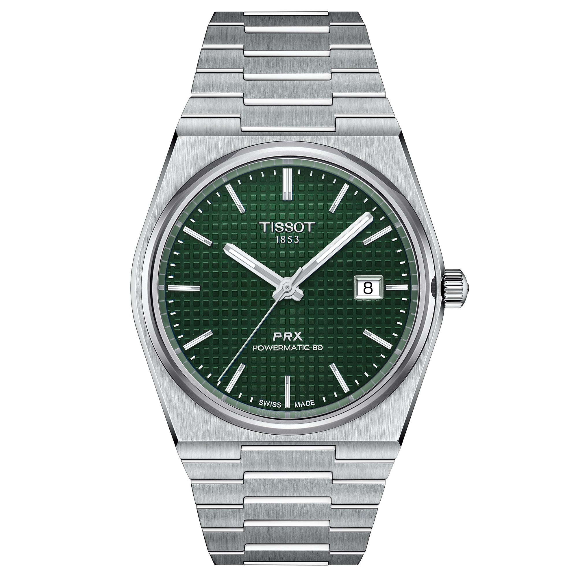 Tissot Prx Powermatic 80 Men's Green Watch - T1374071109100